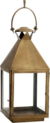 Produktbild von Casa Padrino Laterne mit Griff 24 x 24 x H. 70 cm - Hotel Restaurant Dekoration