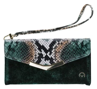 Image de Étui Mobilize Gelly Velvet pour iPhone 11 Pro Max avec pochette amovible 2-en-1 - Green Snake