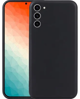 Produktbild von Mobigear Schutzhülle für Samsung Galaxy S24, flexible TPU-Hülle, Rückseite, Schwarz