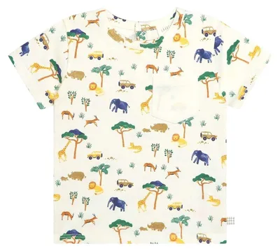 Produktbild von Carrement Beau - T-Shirt für Kinder, kurzärmlig GT27554 (68) (Gelb)