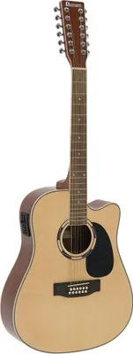 Obrázok produktu pre DIMAVERY DR-612 Akustická gitara 12-strunová, prírodná
