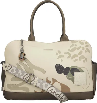 Image de Anekke sac à épaule sac shopper Sophia Gaia Shoulder Bag Multicolor beige