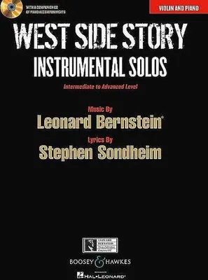Obrázok produktu pre West Side Story Instrumental Solos Violin and Piano Book with Online Piano Accompaiments