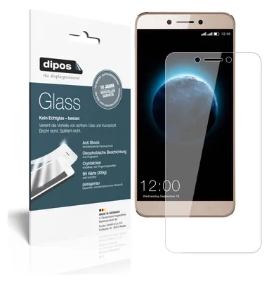 Produktbild von 2x Schutzfolie für Leagoo T8s - Anti-Shock 9H Folie dipos Glass Kunststoffglas