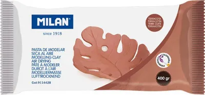 Immagine prodotto di Argilla da modellare essiccata all'aria 400 g marrone