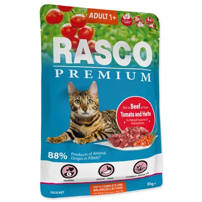 Immagine prodotto di Capsula di manzo per adulti con pomodori ed erbe 85 g