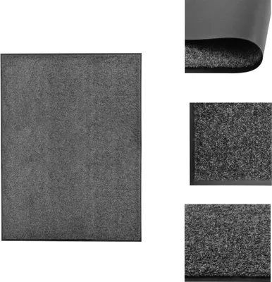 Immagine prodotto di vidaXL Zerbino lavabile antracite 90x120 cm - Zerbini