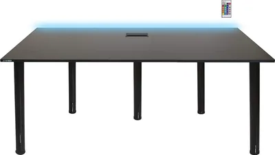 Produktbild von XXL Gaming-Tisch mit LED – 165 x 68 cm – Gaming-Schreibtisch - SyberDesk