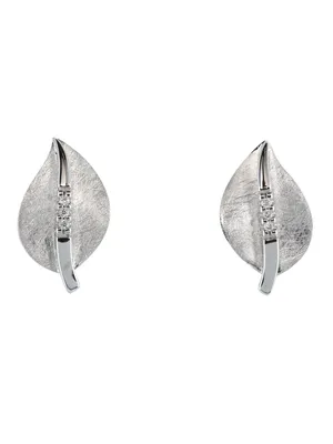 Produktbild von MIAMAR 1167140 Damen Ohrstecker 14 Karat (585) Weißgold weiß