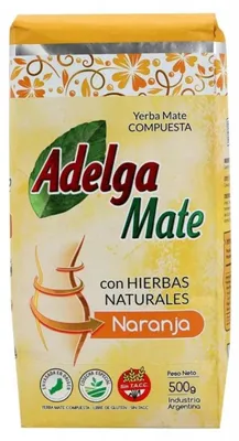 Obrázok produktu pre Yerba Mate Adelga, príchuť pomaranča, 0,5 kg; 500 g