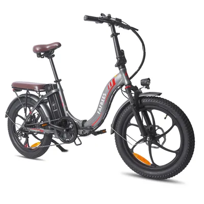 Produktbild von E-bike klapprad 20 zoll Akku 36 V 18 Ah 648 Wh Rostfreie Aluminiumlegierung Wasserdicht IPX5 bis zu 120 - 150 km Pedelec 7 Gang, Grau