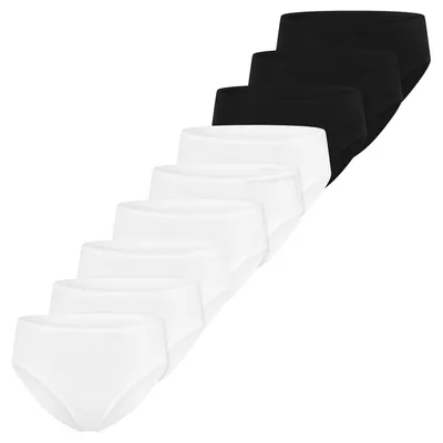 Produktbild von Schiesser 9er Pack Essentials Baumwolle Slip Optimale Passform, Angenehm auf der Haut, Weiche und schmale Abschlüsse