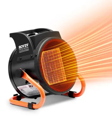 Produktbild von Treibhausheizung – Ventilatorheizung – Pflanzenwachstum – Überhitzungsschutz – 2000 Watt – Schwarz