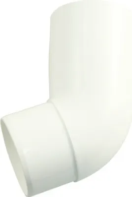 Produktbild von Marley Fallrohrbogen Kunststoff rund 67° Verkehrsweiß RAL 9016 NW 105 mm