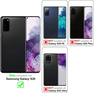 Obrázek produktu pro Cadorabo Ochranné pouzdro pro Samsung Galaxy S20 Case v tyrkysové barvě Pouzdro na mobilní telefon s řetízkem Délka nastavitelného popruhu na šňůru