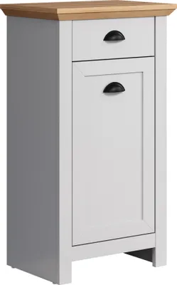 Produktbild von Kommode >Landside< in Lichtgrau Melamin - 46x84x33 (BxHxT)