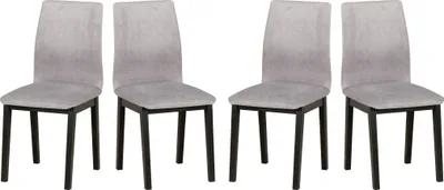 Produktbild von Esszimmerstuhl- Set 4x LUNA 1 schwarz, Zetta 302