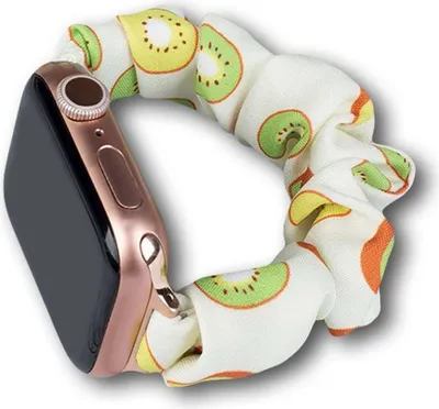 Produktbild von Stoffarmband für Apple Watch 38 / 40 / 41 mm Armband Gummiband - Kiwi