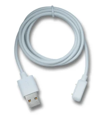 Produktbild von SYSTEM-S USB 2.0 Kabel 100 cm Ladekabel für VIVO Watch GT IQOO Watch GT Smartwatch Weiß