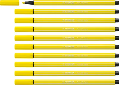 Obrázok produktu pre Premium-Filzstift - STABILO Pen 68 - balenie po 10 ks - neonelb