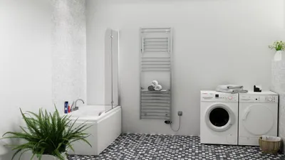 Obrázek produktu pro Těleso koupelnové trubkové Isan Flexi 1555/600 BÍLÁ DFLE15550600SK01