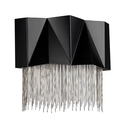 Immagine prodotto di Applique Zuma nero satinato-argento 3xG9x3W metallo, dimensioni: 27x31,6x10 cm, IP20, Hinkley