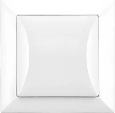 Image de Interrupteur simple encastré pour escalier, blanc, 10 A