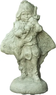 Immagine prodotto di Bellissimo elfo per il giardino, il laghetto o la veranda in pietra fusa, resistente al gelo e alle intemperie, nuovo 46 cm H, SU-2276