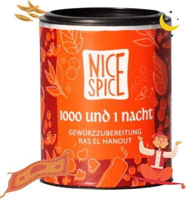 Produktbild von NICE SPICE Ras el Hanout 15 x 50g - Feine Gewürzmischung