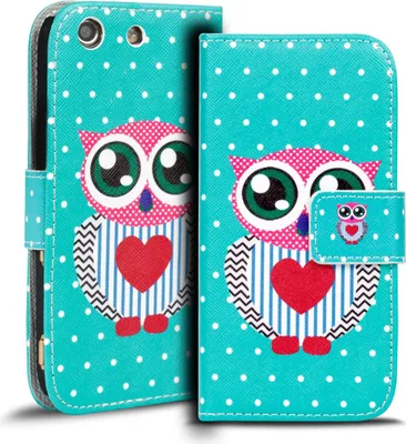 Produktbild von Handy Tasche für Sony Xperia M5 Hülle Kunstleder Motiv Schutzhülle Case