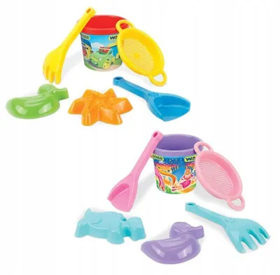 Image de Ensemble de jouets de plage Wader 75060 6 pièces