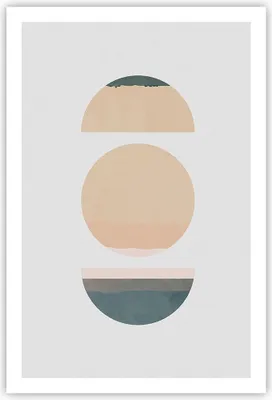Produktbild von Poster - Poster ohne Rahmen - Abstraktion Rad Halbkreis - 61x91,5 cm - Wand Bild - Wanddeko - Wandbilder - Kunstposter - Wandposter - Bilder - Kunstdruck - Wanddekoration - Wandbild - P2XPA61x91-4310
