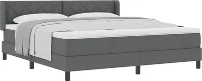 Produktbild von Boxspringbett mit Matratze mit Matratze Dunkelgrau 180 x 200 cm