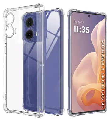 Zdjęcie produktu dla Techsuit przezroczyste silikonowe etui na Motorola Moto G85 - przezroczyste