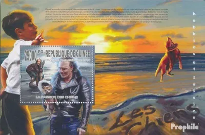 Produktbild von Briefmarken Guinea 2010 Mi Block 1827 (kompl. Ausgabe) postfrisch Hunde und ihre Meister