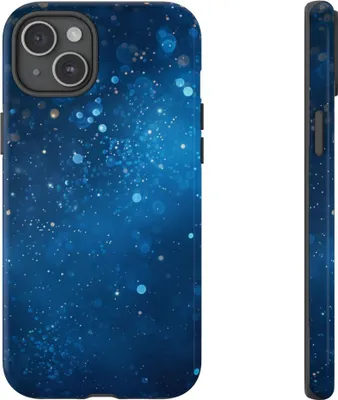Produktbild von Tiefblaue Lichterpracht – Hülle Kompatibel mit iPhone 15 Plus