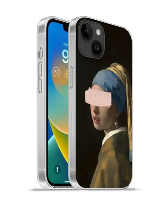 Produktbild von MuchoWow® Handyhülle Schutzhülle Hülle für Apple iPhone 14 Plus - Soft case Das Mädchen mit dem Perlenohrring - Vermeer - Gemälde Silikon Softcase Handy Hülle - Abbildung