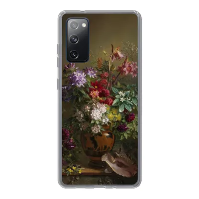 Produktbild von MuchoWow® Handyhülle Schutzhülle Hülle für Samsung Galaxy S20 FE Stilleben mit Blumen in einer griechischen Vase - Alte Meister - Kunst Silikon Softcase Handy Hülle - Abdeckung