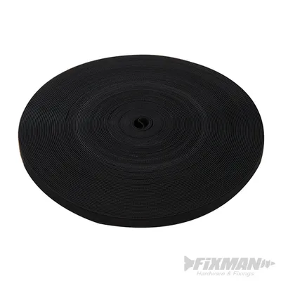 Obrázok produktu pre Suchý zips, čierny 13 mm x 25 m