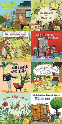 Immagine prodotto di Pixi-8er-Set 299: Pixi setzt sich für die Umwelt ein (8x1 Exemplar)