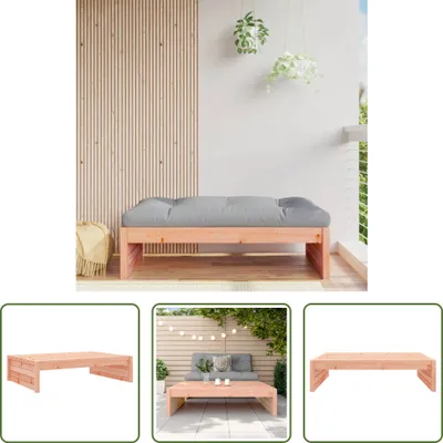 Produktbild von The Living Store Gartenhocker 120x80 cm Massivholz Douglasie