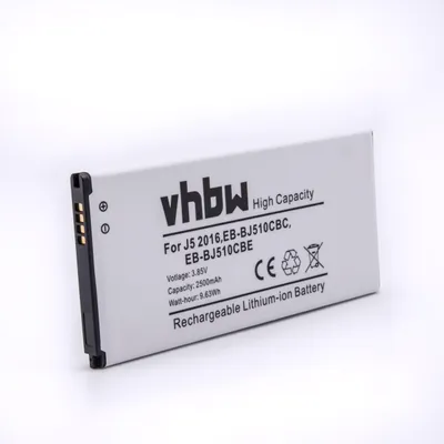 Produktbild von vhbw Akku Ersatz für Samsung EB-BJ510CBC, EB-BJ510CBE, GH43-04601A für Handy Smartphone Telefon (2500 mAh, 3,85 V, Li-Ion)