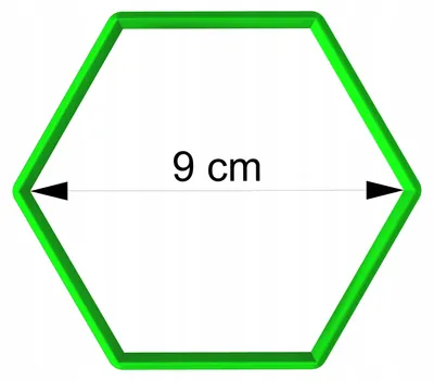 Produktbild von Cookie Master Keksform Geometrische Figur Sechseck 9cm