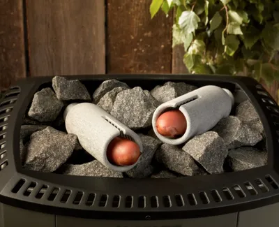 Produktbild von Hukka Design Makkaraputki Wurströhre aus Speckstein für den Saunaofen