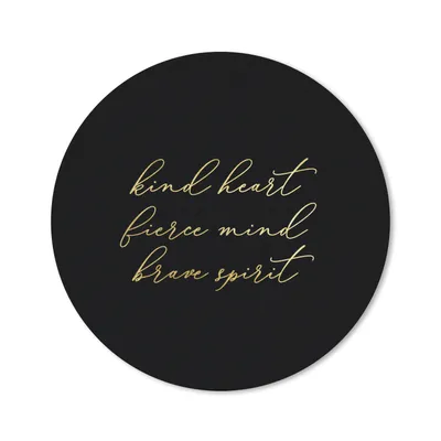 Produktbild von MuchoWow® Mauspad Mousepad Zitate - Sprichwörter - Gold - Schwarz 50x50 cm - Mousepads - Maus Mat - Pad - Mausunterlage - Vinyl