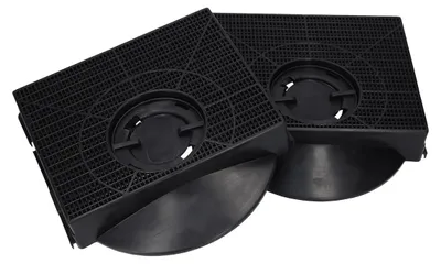 2 Aktivkohlefilter rechteckig 210x206x40 mm für Elica, Whirlpool, AEG