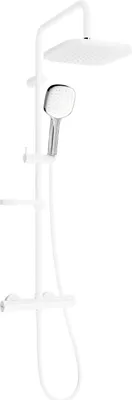 Immagine prodotto di Mexen KX33 set doccia a parete con soffione e miscelatore termostatico, bianco/cromo - 771503391-21