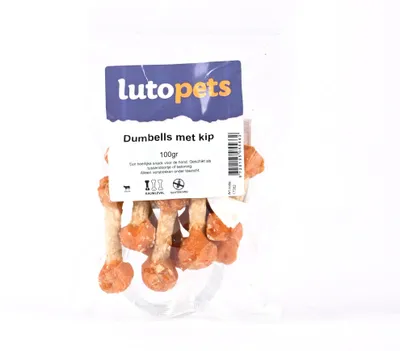 Obrázok produktu pre Lutopets Hračky pre psov – "Kurča" – 400 g – Mäkká žuvacia pochúťka pre psov