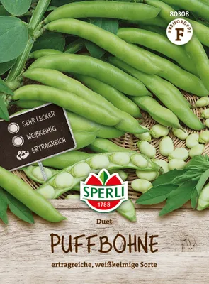 Produktbild von SPERLI Puffbohnensamen Duet Vicia faba 5 lfd. Meter