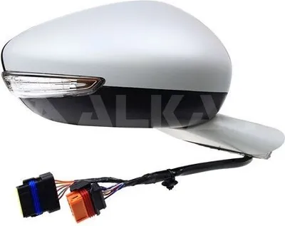 Produktbild von ALKAR 6144870 Außenspiegel Seitenspiegel Rechts passend für PEUGEOT 508 SW I (8E) Beheizt Konvex Grundiert Elektrisch